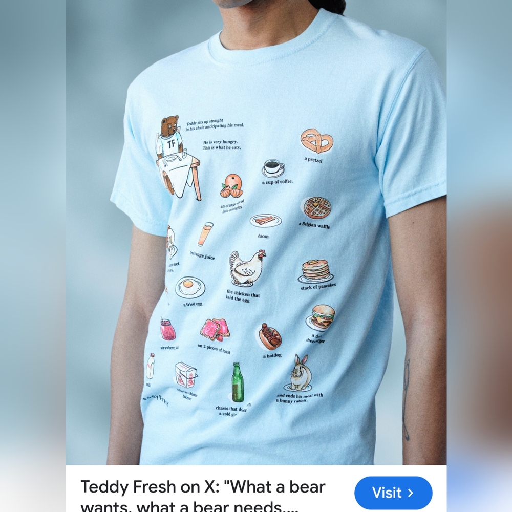 Awesome Teddy Fresh tee